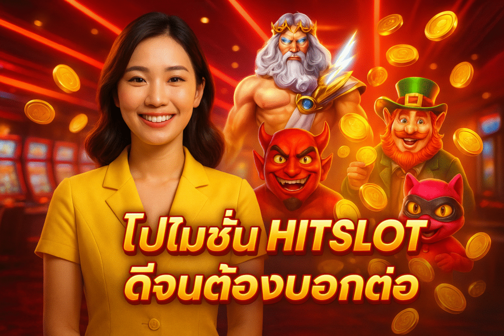 โปรโมชั่น HITSLOT ดีจนต้องบอกต่อ