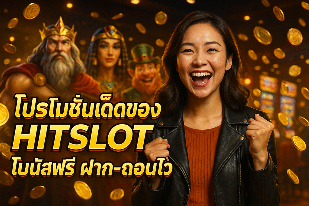 โปรโมชั่นเด็ดของ HITSLOT โบนัสฟรี ฝาก-ถอนไว